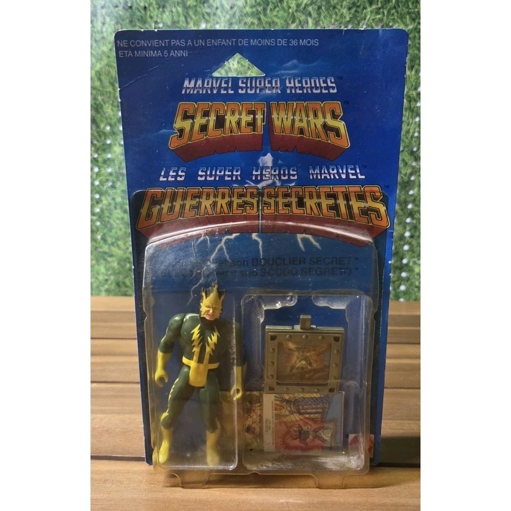 Rare 1986 Mattel Marvel's Secret Wars ELECTRO Figure Vintage Mint On Card